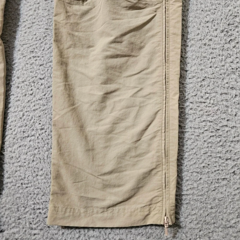 K-Way Convertible Cargo Hiking Pants Mens 34 x 31 Khaki UPF 40 Quick Dry Utility
